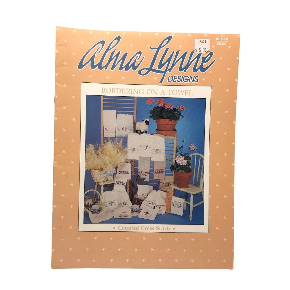 Vintage Cross Stitch Patterns, Bordering on a Towel, Fingertip ALX53, Alma Lynne